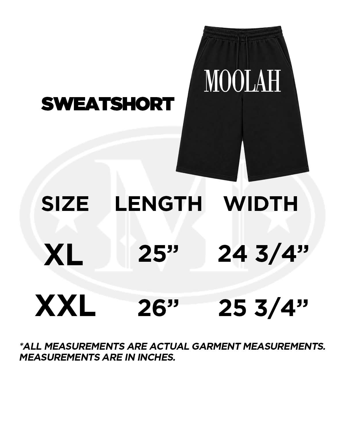 MOOLAH LOGO SWEATSHORTS
