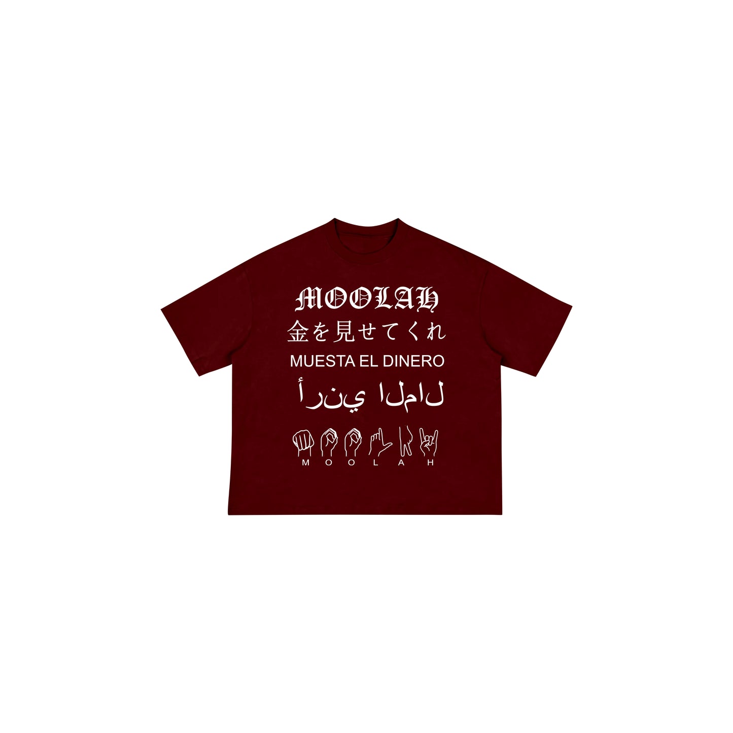 MOOLAH “MONEY TALK” TEE