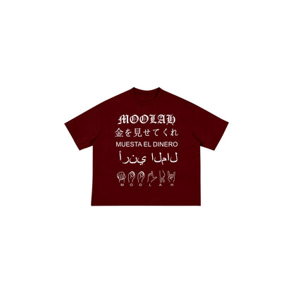 MOOLAH “MONEY TALK” TEE