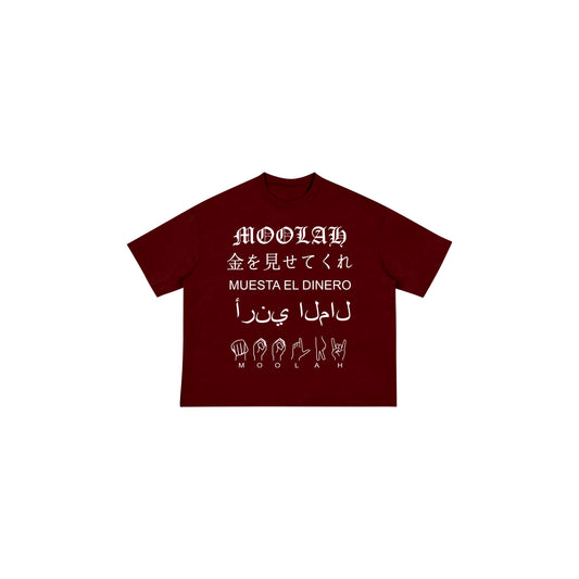MOOLAH “MONEY TALK” TEE