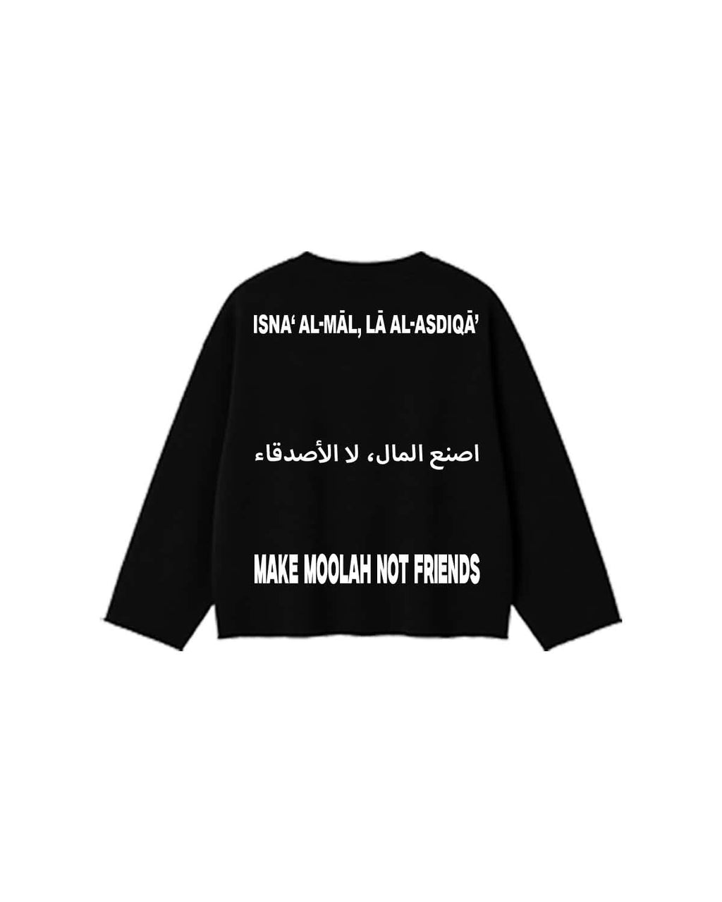 MOOLAH مال RAW LONG SLEEVES
